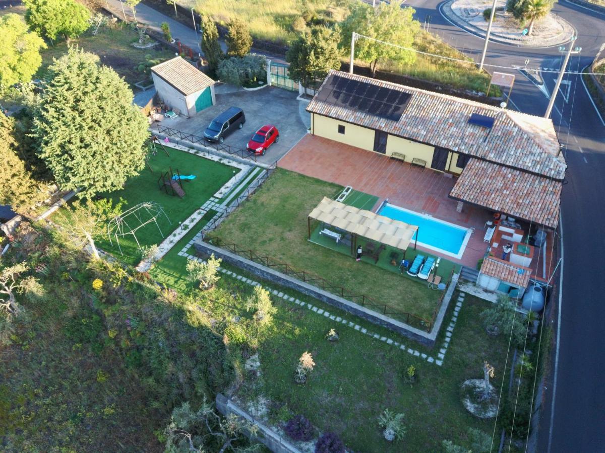 Villa Egle Belpasso, Villa Vacanza Con Piscina Exterior photo