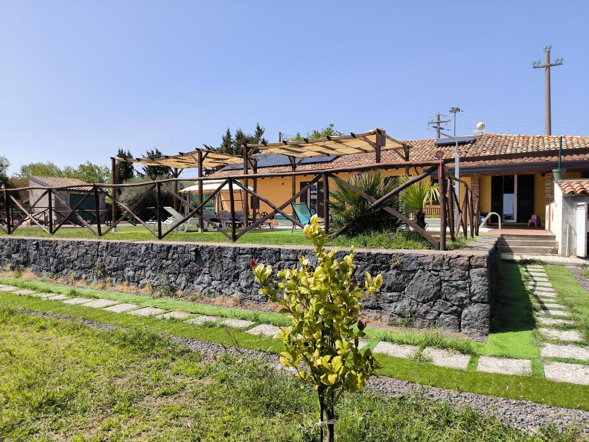 Villa Egle Belpasso, Villa Vacanza Con Piscina Exterior photo