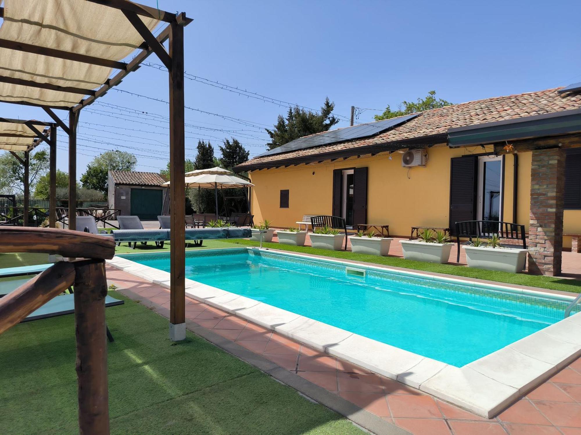 Villa Egle Belpasso, Villa Vacanza Con Piscina Exterior photo